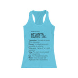 Atlanta Slang Women's Racerback Tank
