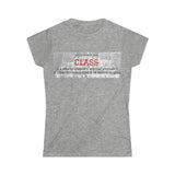 definition of CLASS Women's Softstyle Tee