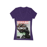 GS-1555 Jersey Short Sleeve Deep V-Neck Tee