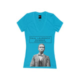 Dunbar Jersey Short Sleeve Deep V-Neck Tee