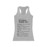 Atlanta Slang Women's Racerback Tank