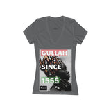 GS-1555 Jersey Short Sleeve Deep V-Neck Tee