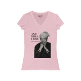 ANDstill Women's Jersey Short Sleeve V-Neck Tee