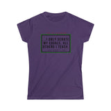 I Only Debate My Equals Women's Tee