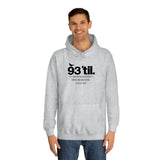 Grey Laney Walker BLVD '93 Til' Hoodie Front & Back