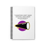 Adjustments Spiral Notebook - Ruled Line
