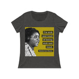 Sick & Tired Women's Relaxed Jersey Short Sleeve Scoop Neck Tee