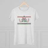 Public Schools Are Dope Women's Triblend Tee