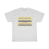 When I'm Writing Unisex Heavy Cotton Tee