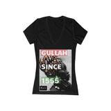 GS-1555 Jersey Short Sleeve Deep V-Neck Tee