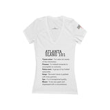 Women's Jersey Short Sleeve Deep V-Neck Tee