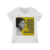 Sick & Tired Women's Relaxed Jersey Short Sleeve Scoop Neck Tee
