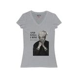 ANDstill Women's Jersey Short Sleeve V-Neck Tee