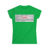 definition of CLASS Women's Softstyle Tee