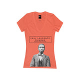 Dunbar Jersey Short Sleeve Deep V-Neck Tee