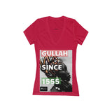 GS-1555 Jersey Short Sleeve Deep V-Neck Tee