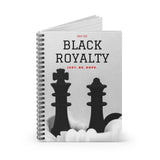 Def-ED Black Royalty Chess Spiral Notebook - Ruled Line