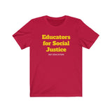 Ed-Social Justice Unisex Jersey Short Sleeve Tee