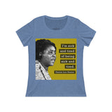 Sick & Tired Women's Relaxed Jersey Short Sleeve Scoop Neck Tee