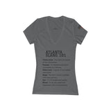 Women's Jersey Short Sleeve Deep V-Neck Tee