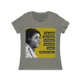 Sick & Tired Women's Relaxed Jersey Short Sleeve Scoop Neck Tee