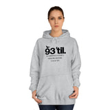 Grey Laney Walker BLVD '93 Til' Hoodie Front & Back