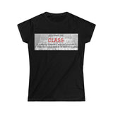 definition of CLASS Women's Softstyle Tee