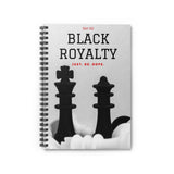 Def-ED Black Royalty Chess Spiral Notebook - Ruled Line