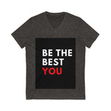 Unisex Jersey Short Sleeve V-Neck Tee