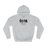 Grey Laney Walker BLVD '93 Til' Hoodie Front & Back