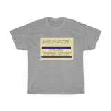 When I'm Writing Unisex Heavy Cotton Tee