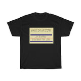 When I'm Writing Unisex Heavy Cotton Tee