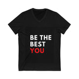 Unisex Jersey Short Sleeve V-Neck Tee