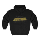 Save Public Schools Unisex Heavy Blend™ Full Zip Hooded Sweatshirt