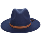 New autumn and winter men's large size cowboy hats fedora caps 60CM classical sombrero furry headscarf imitation wool cap visor