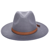 New autumn and winter men's large size cowboy hats fedora caps 60CM classical sombrero furry headscarf imitation wool cap visor