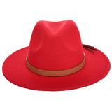 New autumn and winter men's large size cowboy hats fedora caps 60CM classical sombrero furry headscarf imitation wool cap visor