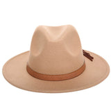 New autumn and winter men's large size cowboy hats fedora caps 60CM classical sombrero furry headscarf imitation wool cap visor