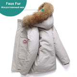 Def-ED Men's Thick Snow Parka